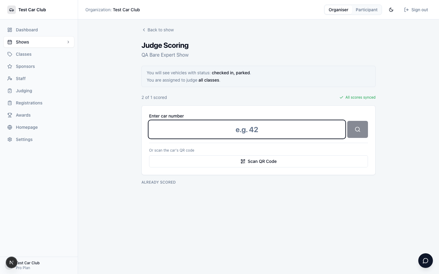 Digital Judging